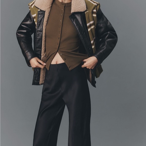 NWT Elegant Black Cropped Women's Pants Size Large - Picture 4 of 5